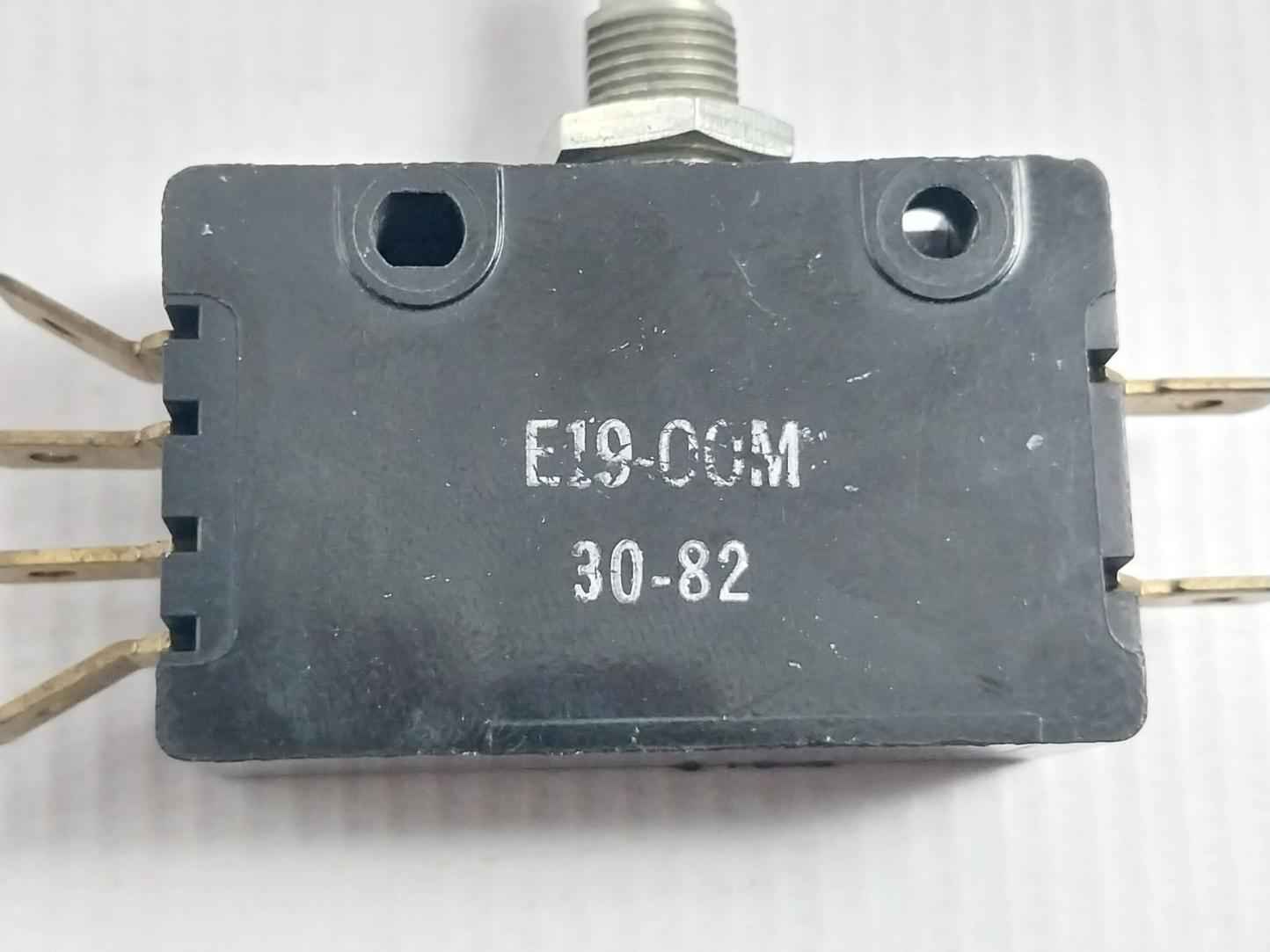 Cherry E19-00M Switch Snap Action 15A 125V