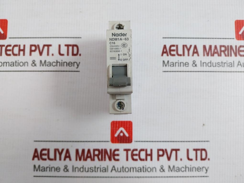 Circuit Breaker 230/400v Ac 16a 6000 A By Nader Ndm1a-63