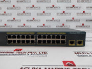 Cisco Catalyst 2960 Series 24 Port Switch Ws-c2960-24Tt-l 100-240V~ 1.3-0.8A