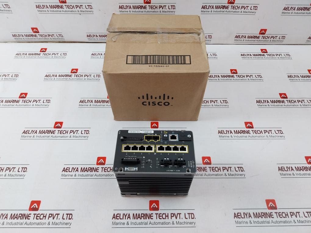 Cisco Ie-3300-8T2S-e Rugged Industrial Ethernet Switch 8 10/100 Tx 2 Sfp 8T2S