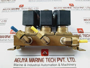Ckd Gab312-3 Direct Acting 2 Port Solenoid Valve, Manifold And Actuator