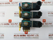 Ckd Gab312-3 Direct Acting 2 Port Solenoid Valve, Manifold And Actuator