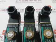 Ckd Gab312-3 Direct Acting 2 Port Solenoid Valve, Manifold And Actuator