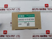 Ckd Gab352-4 High Performance 2-way Solenoid Valve 100V 50/60 Gab352-4-0-ac100V