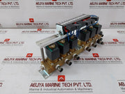 Ckd Gab352-5 Solenoid Valve Manifold Assembly 100V 50/60
