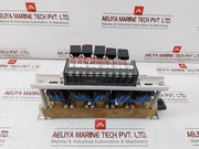 Ckd Gab352-5 Solenoid Valve Manifold Assembly 110V 60