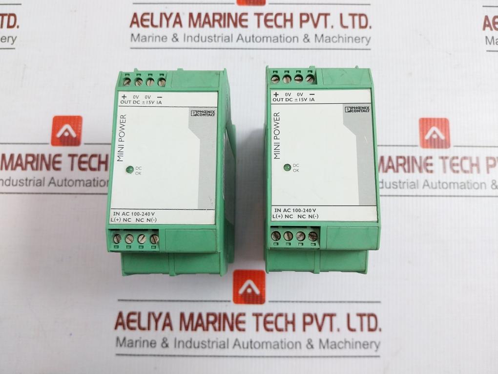 Class 2 Mini-Ps-100-240ac/2x15dc/1 Power Supply Brand Phoenix Contact