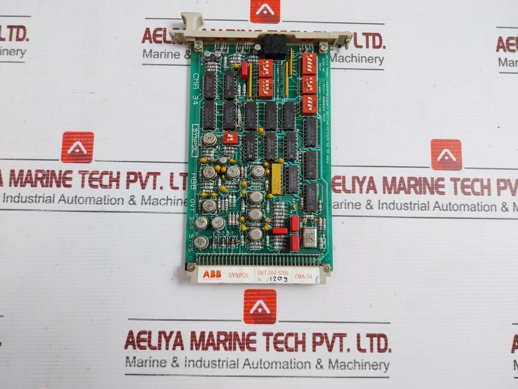 Cma 34 Pcb By Abb 50 Or 60 Hz Used