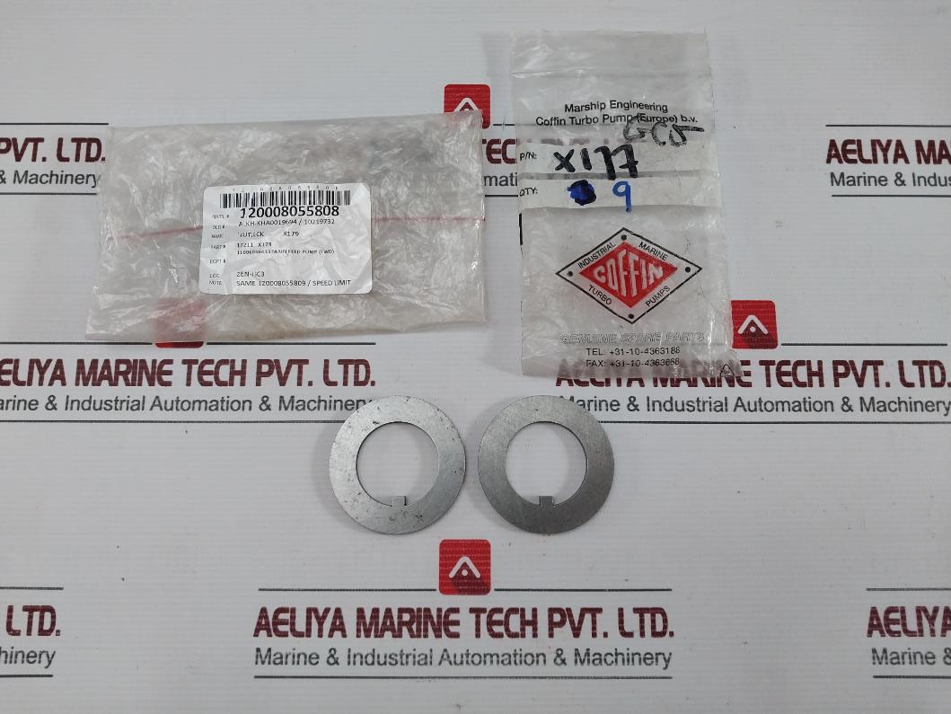 Coffin 17211 Thrust Washers For Main Feed Pump X179