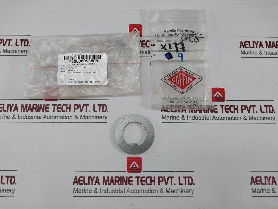 Coffin 17211 Thrust Washers For Main Feed Pump X179