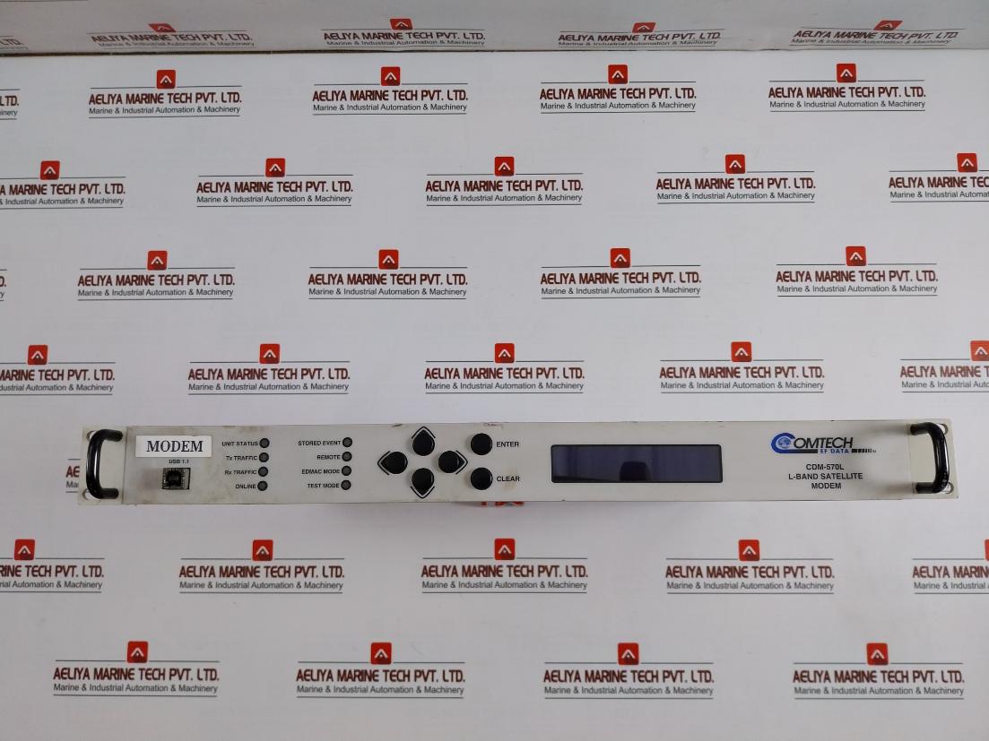 Comtech Cdm-570L L-band Satellite Modem 950-2000 Mhz 100–250 Vac 50/60 Hz