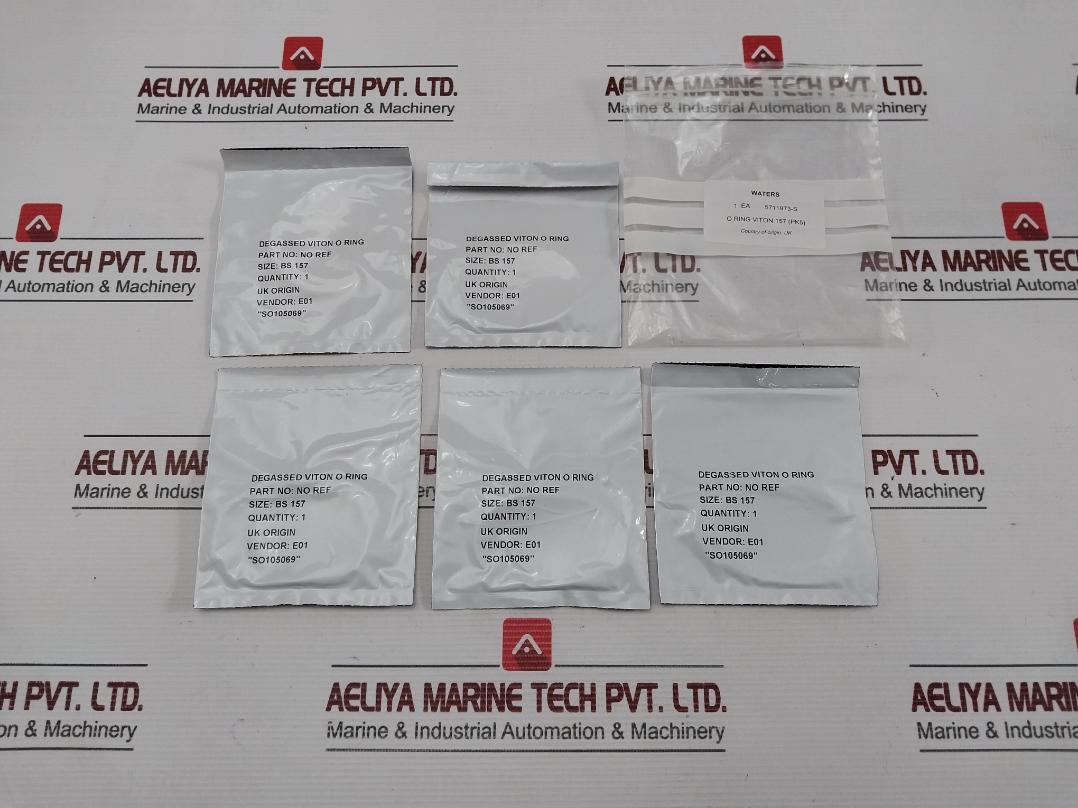 Condition In New 5711973-S Fluoroelastomer O-Ring Seal By Waters (1 Pack = 5 Pcs)