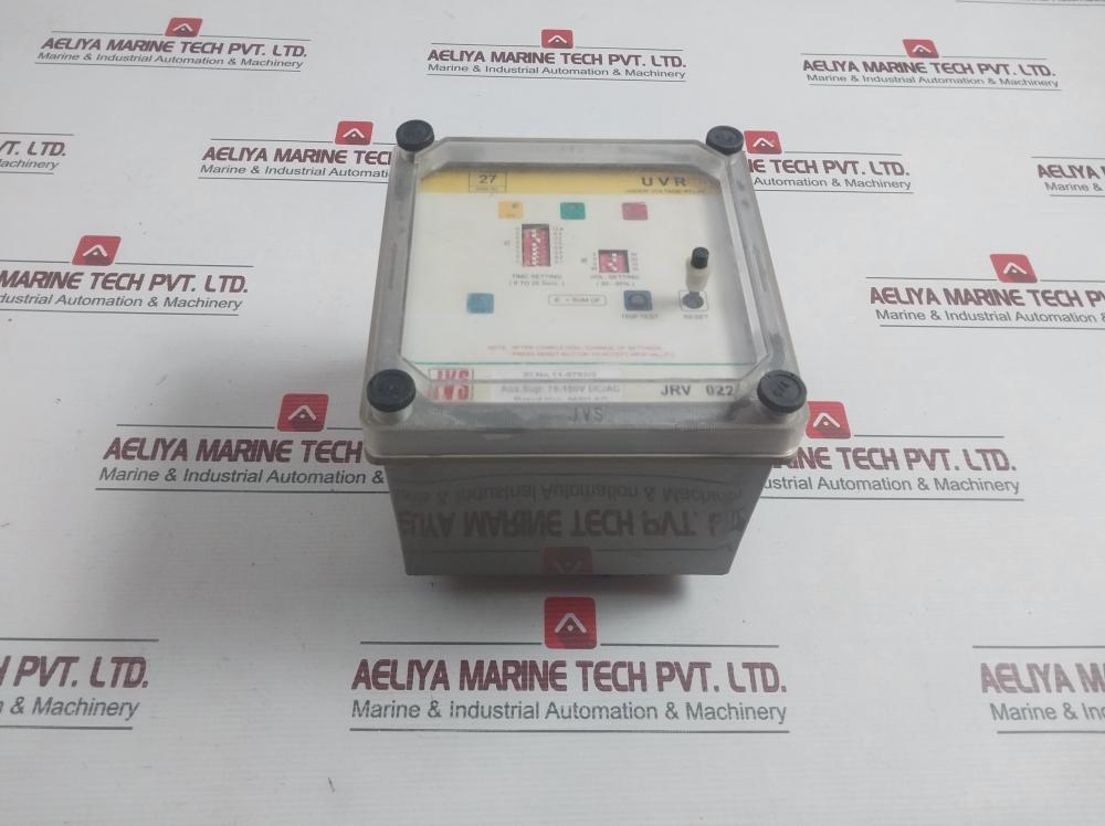Condition In Used Jvs Jrv 022 Under Voltage Relay Rated Voltage - 110v Ac