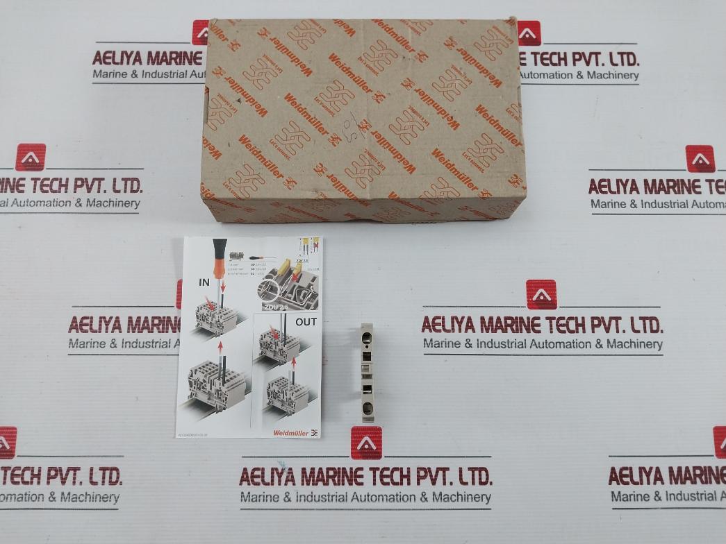 Condition NEW Terminal Block  Zdu 6  BY Weidmuller (1 Box = 50 Pcs)