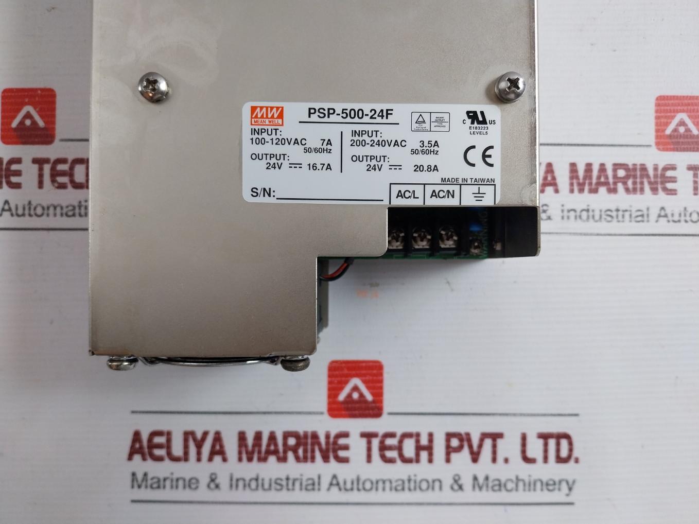 Condition Used Power Supply Psp-500-24f By Mean Well Level 5