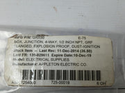 Conduit Outlet Boxes And Cover Gr-Efhc O-Zigedney Gua-Gueb Appleton Electric