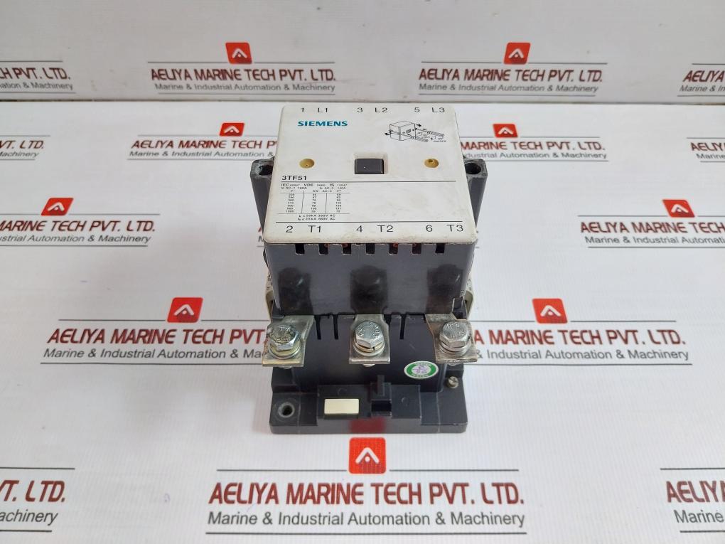 Contactor 264v 60hz Part No. 3tf51 Siemens