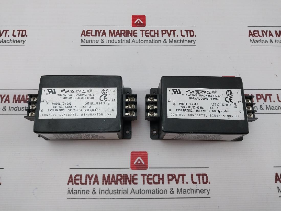Control Concepts Active Tracking Filter 50/60 Hz, 240 Vac,2.5a Ic+202