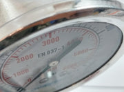 Control Process 0-400 Bar Pressure Gauge 0-6000 Psi En 837-1