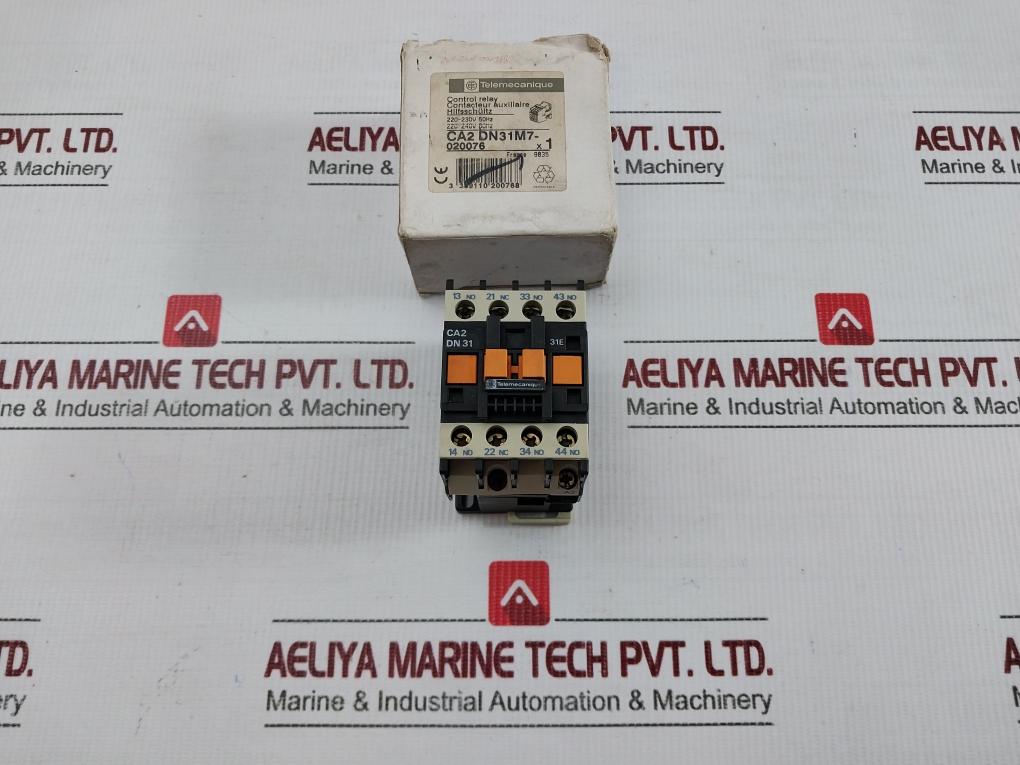 Control Relay 1000v/10a By Telemecanique Ca2 Dn31 M7