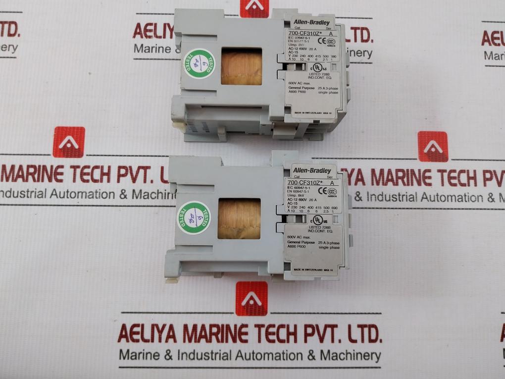 Control Relay Allen-Bradley 700-Cf310z* 25a 600v