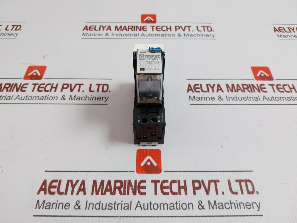Control Relay With Socket Brand Finder 24vdc 55.34.9.024.0070