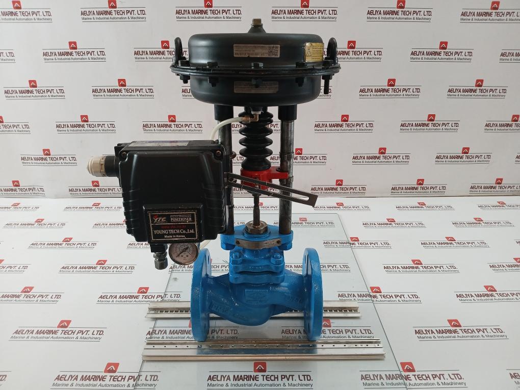 Control Valve Actuator W/ Electro-Pneumatic Positioner Ari-Armaturen Stevi 440