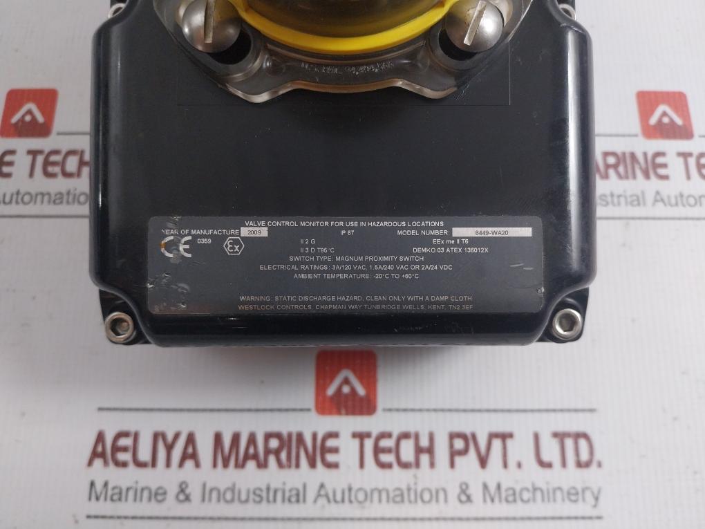 Controls Valve Control By Westlock Monitor 8449-Wa20