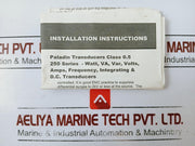 Crompton 256-twmu Watt Transducer 3-phase 3-wire Unbalanced Load 5-0-2.5 Megawat