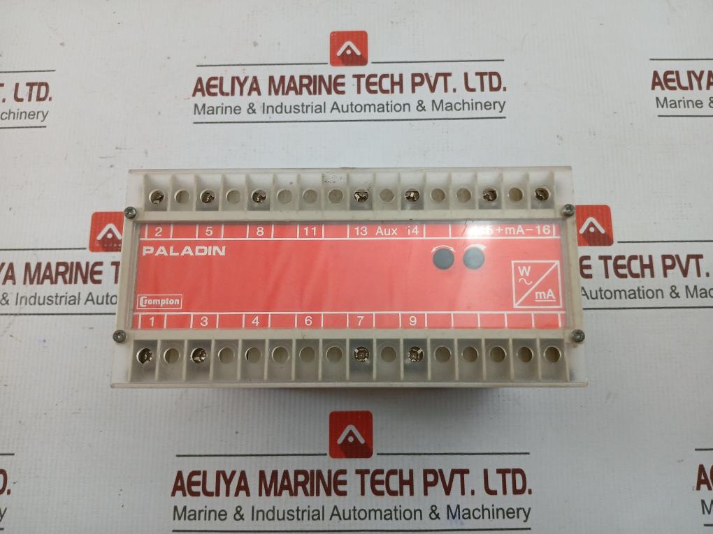 Crompton In Used Condition 256-Twmw-Qahg-C6-Yk-Bd 3-Phase Watt Transducer 4-20ma