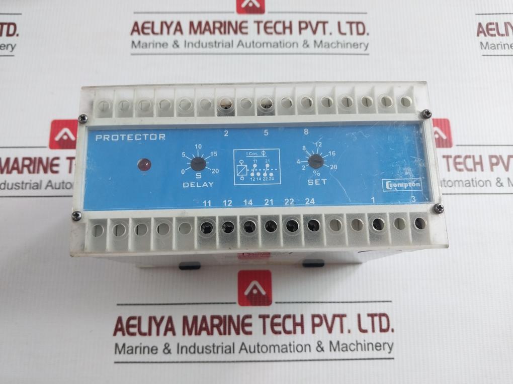 Crompton Protector Trip Relay 5amps 120v 60hz 256-Pasu-Lsbx-Pq-C6-Ea