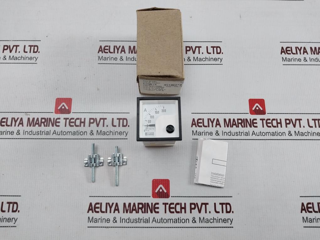 Crompton E242-75A-g-la-rl-c7 Eurodin Series Analogue Ammeter 0-200A
