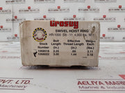 Crosby Hr-1000 Heavy Lift Swivel Hoist Ring 1068022 4000 Lbs Torque 60 Ft-lbs
