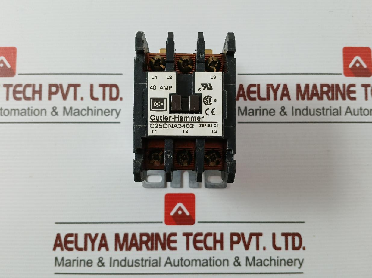 Cutler-hammer C25Dna3402 Contactor 40A