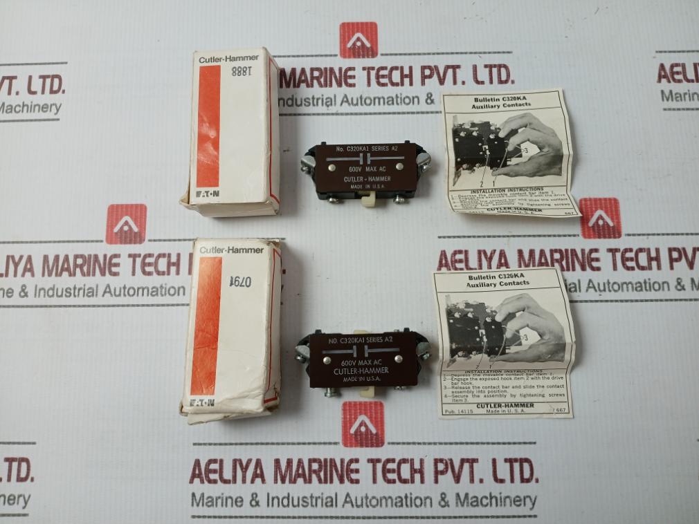 Cutler-hammer C320Ka1 Auxiliary Contact