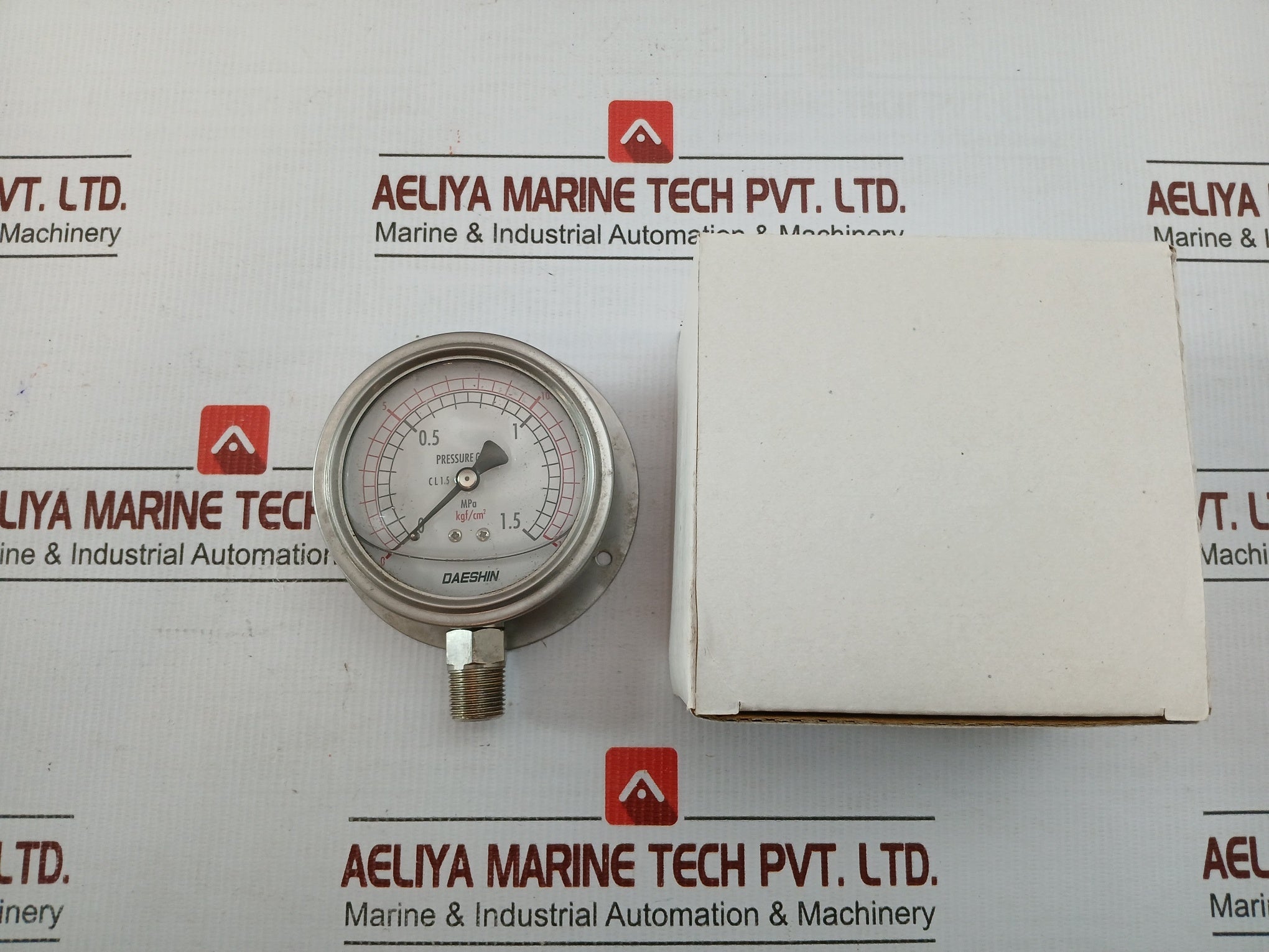 Daeshin 0-15 Kgf/Cm2,0-1.5 Mpa Pressure Gauge
