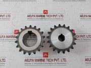 Daido Kogyo C-6018 Roller Chain Shaft Coupling Case Set 0Rk-000-032 F2108