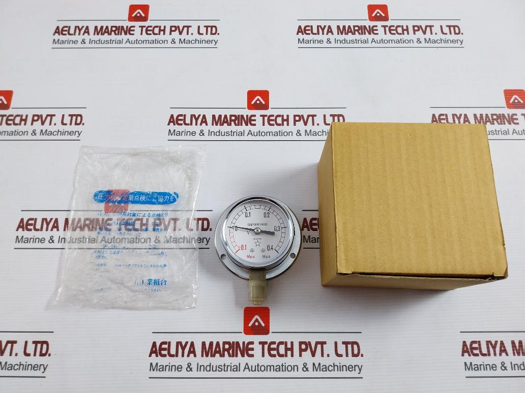 Daito -0.1 To 0.4 Mpa Compound Pressure Gauge