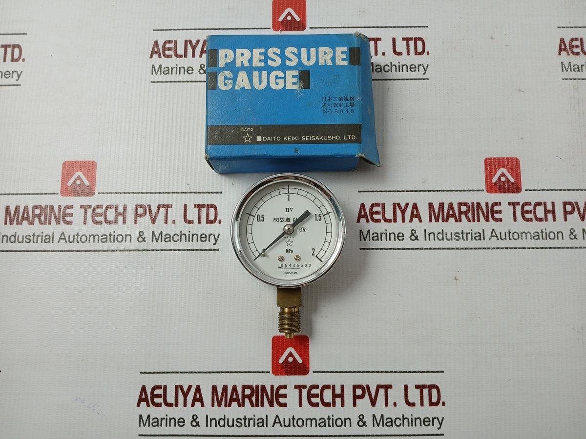 Daito-Keiki-Seisakusho-60-Mm-0-2-Mpa-Pressure-Guage-06445602-At-209901-1