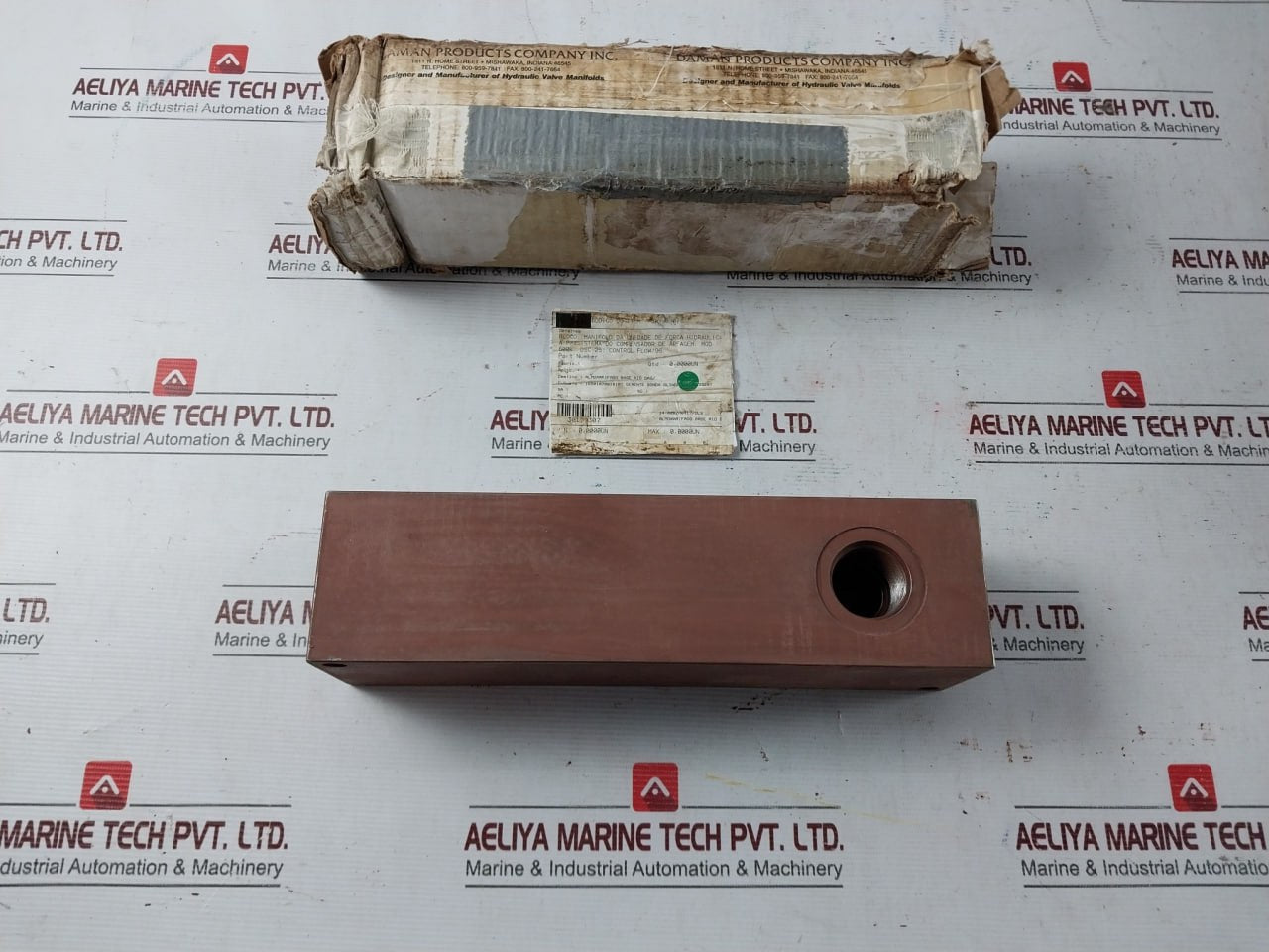 Daman E0020313 Hydraulic Power Unit Manifold Block Mod 600K C-43410 Rev 0