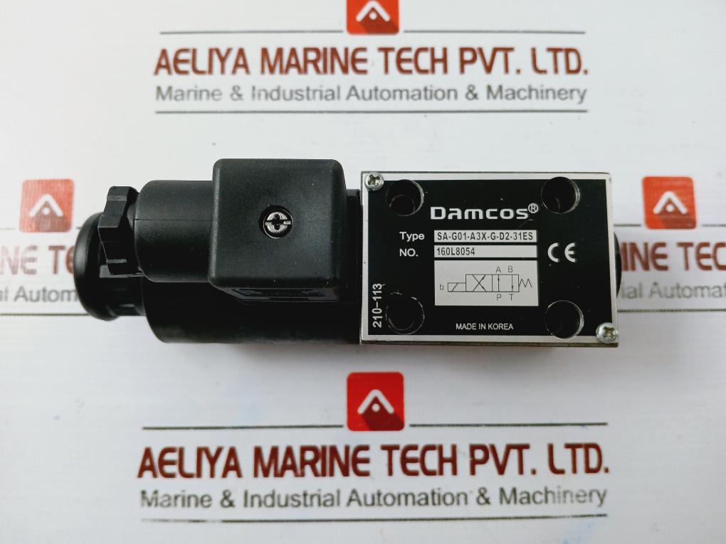 Damcos Sa-g01-a3X-g-d2-31Es Solenoid Valve Used