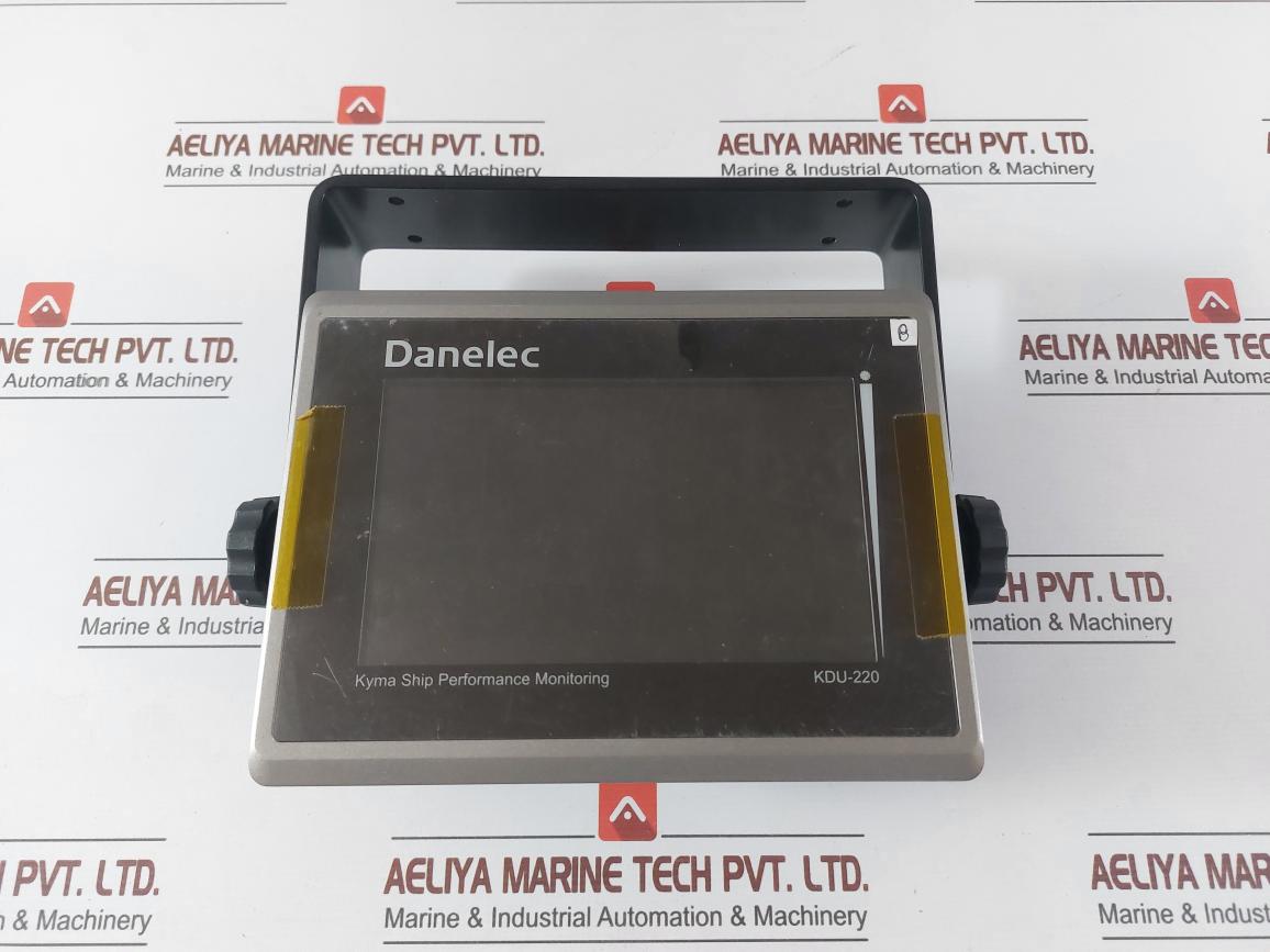 Danelec-9-36V-Dc-7-Ship-Performance-Monitoring-Display-Unit-W-Cable-KDU-220-210256-B-1