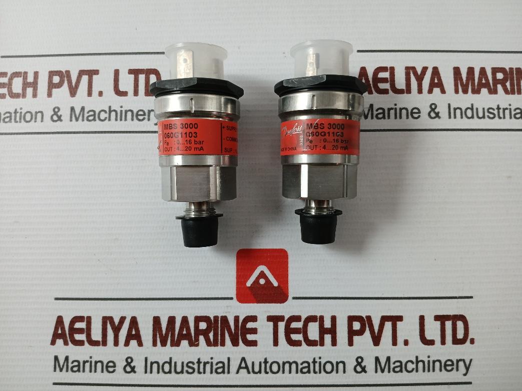 Danfoss Mbs 3000 Pressure Transmitter 060G1103 0...16Bar 4..20Ma