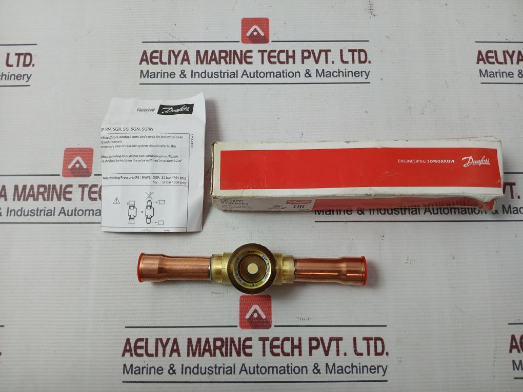 Danfoss Sgp 16S N Sight Glass 014L0184 014R9572 Max 80ËšC/175ËšF
