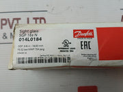 Danfoss Sgp 16S N Sight Glass 014L0184 014R9572 Max 80ËšC/175ËšF