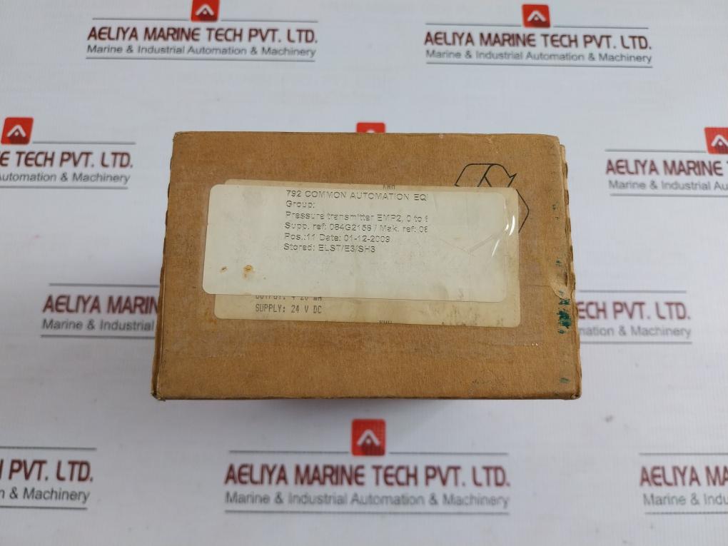 Pressure Transmitter Part No. 084g2158 Danfoss 4-20 Ma 24 Vdc