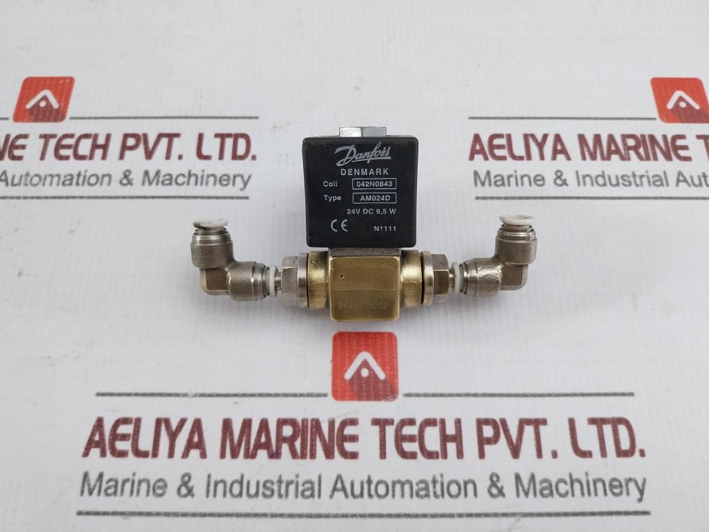 Danfoss Am024D Solenoid Valves With Push-in Fitting 24V Dc 9.5 W