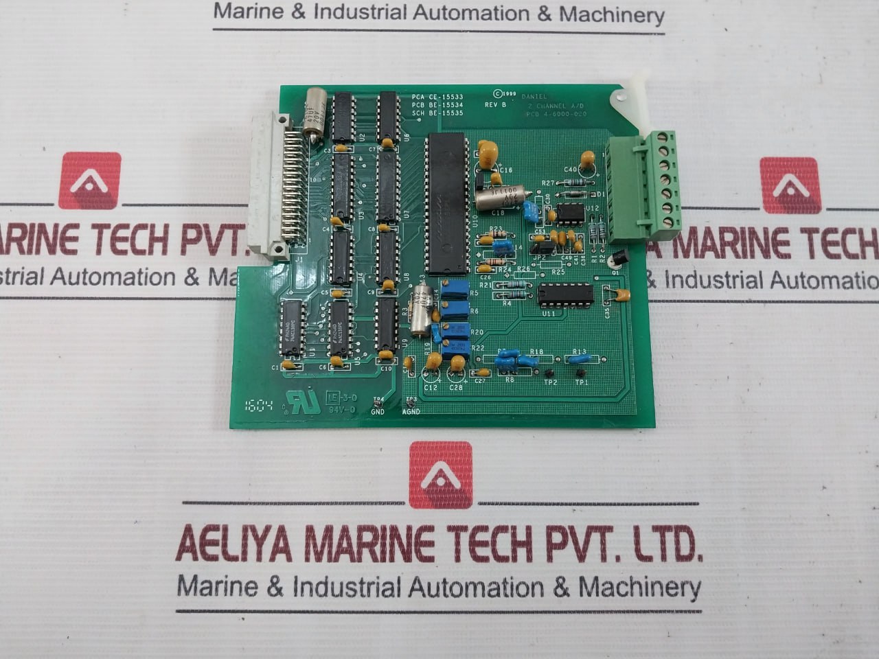 Daniel 4-6000-020 Channel Printed Circuit Board Pcb Be-15534 Rev B