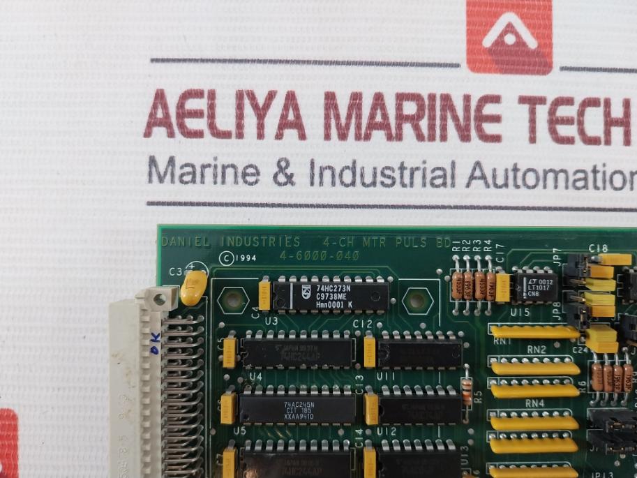 Daniel 4-6000-040 Channel Meter Pulse Pc Board Cs D2De Rev.1.0