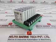 Dataforth Scmpb07 8-channel Back Panel With Modules Scm5B41, Scm5B48